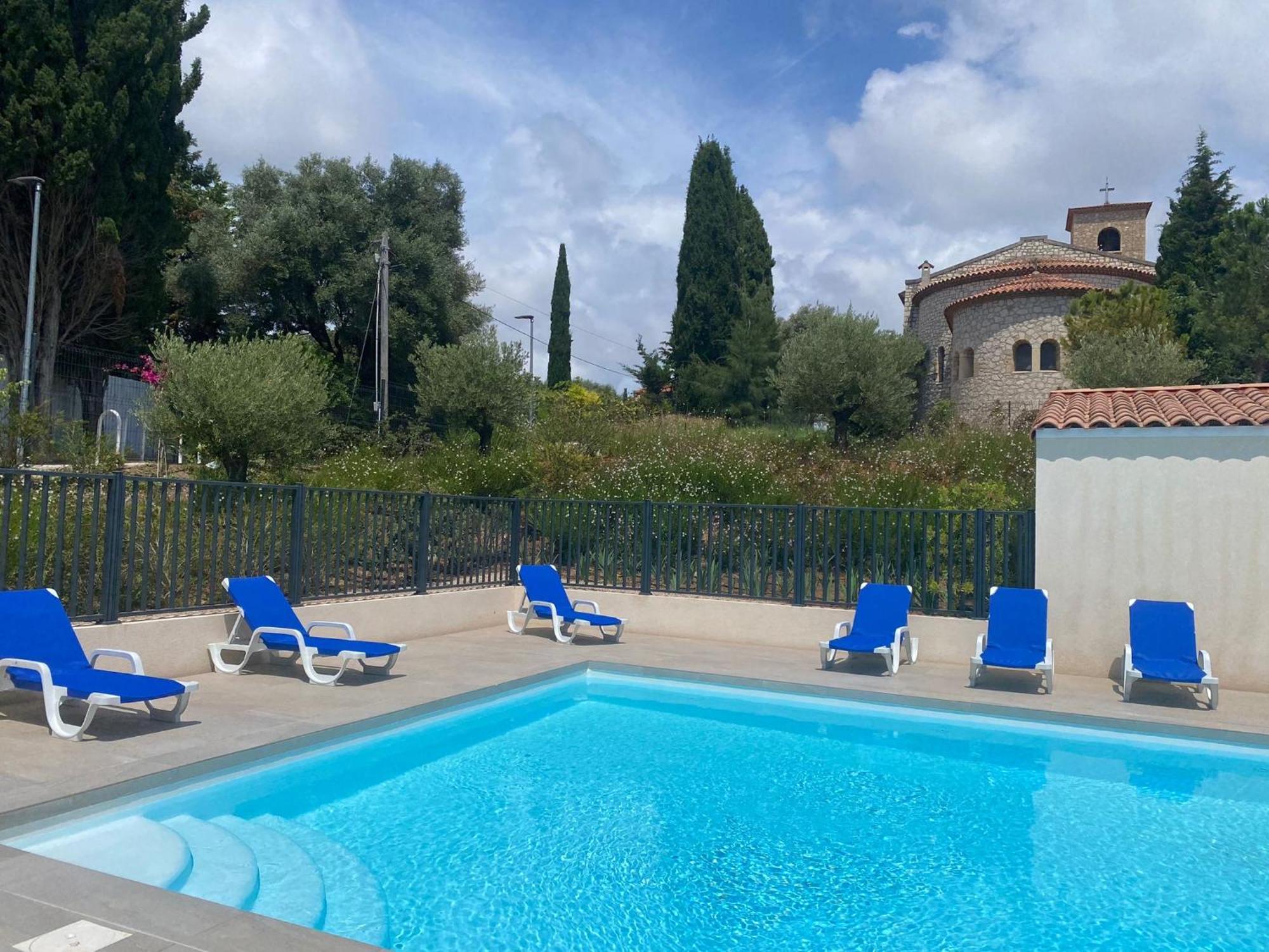 Studio Avec Parking Prive, Piscine Plage 300M Antibes Luaran gambar
